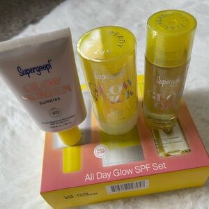 SUPERGOOP All Day Glow SPF Set